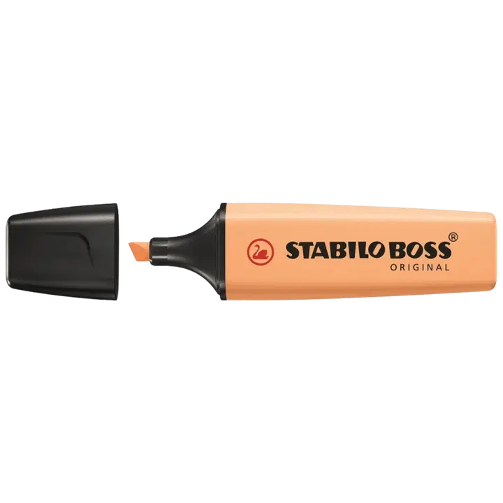 Tekstimarker boss original pastelne oran