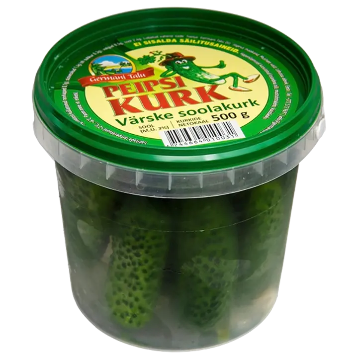 Värske soolakurk ämbris 500ml Germani talu