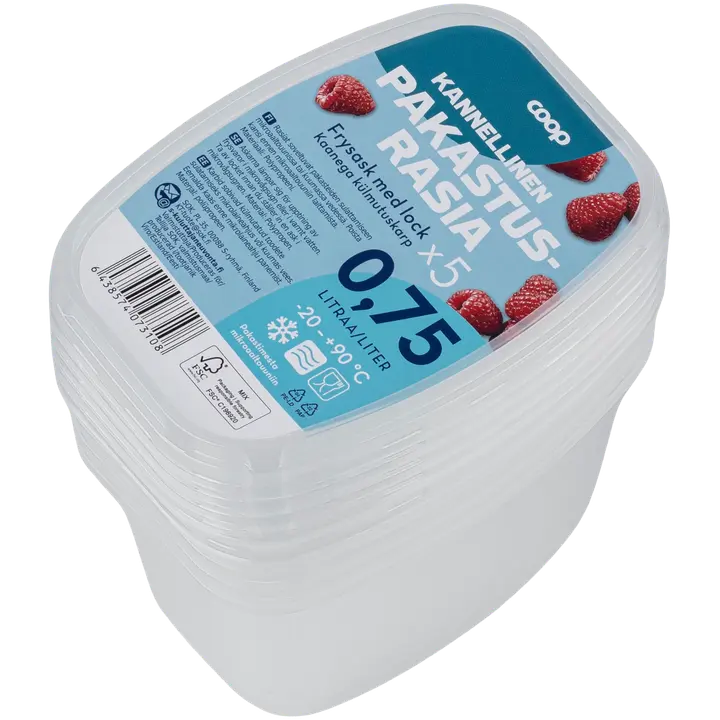 Coop kannellinen pakastusrasia 0,75L 5kpl