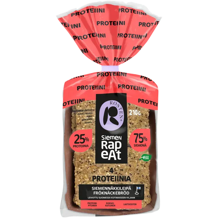 Rosten 4 proteiinia siemennäkkileipä 10kpl 210g