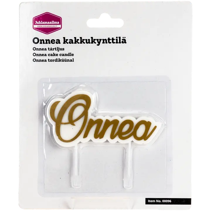 Juhlamaailma Onnea kynttilä