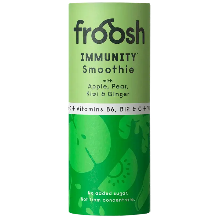 Froosh Smoothie Immunity Omena, päärynä, kiivi ja inkivääri 235 ml
