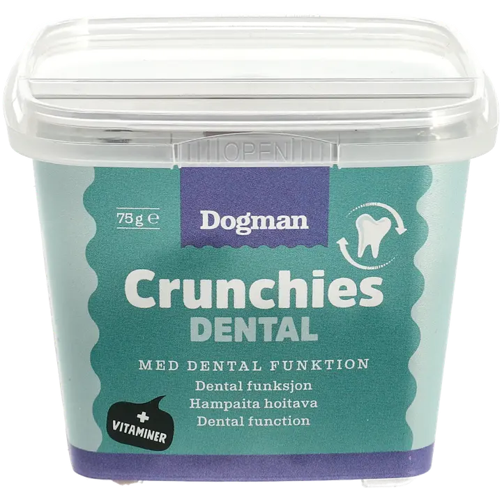 Dogman Crunchies dental kissanherkut 75g
