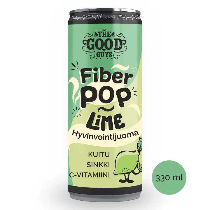 The Good Guys Lime Fiber Pop 330 ml
