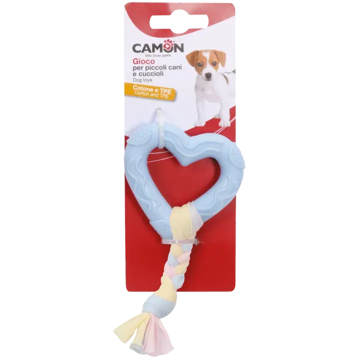 Camon koiran TPE pentulelu sydän 7cm