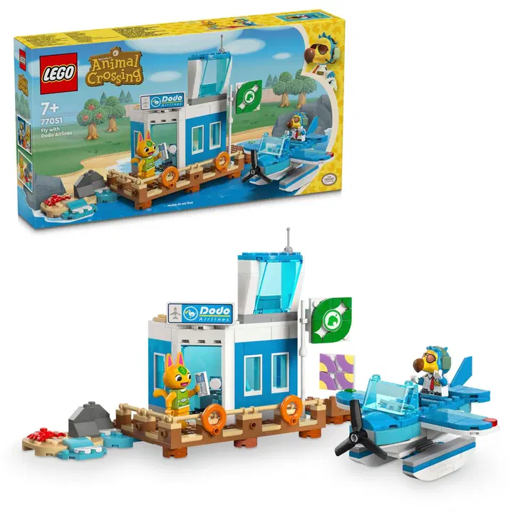 LEGO® Animal Crossing™ 77051 - Dodo Airlines kutsuu lennolle