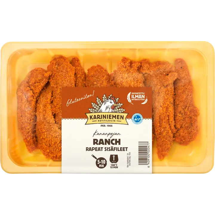 Kariniemen Kananpojan Rapeat sisäfileet Ranch 400 g