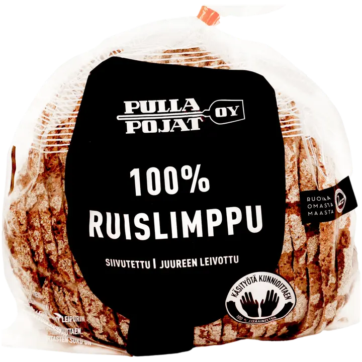 100% ruislimppu viipaleina