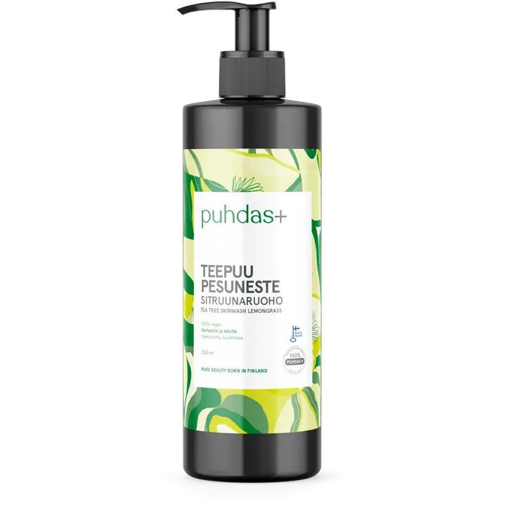 Puhdas+ Teepuu pesuneste sitruunaruoho 250 ml