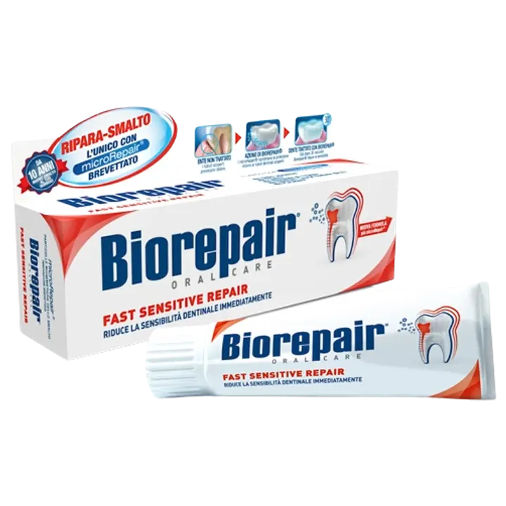 Hambapasta Biorepair Fast Sensitive 75ml