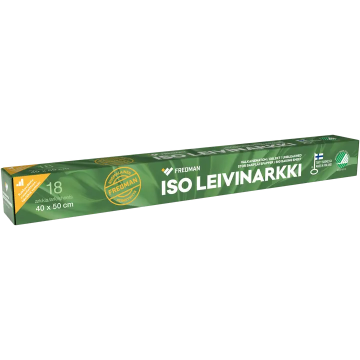 Fredman iso leivinarkki valkaisematon 40cmx50cm 18kpl