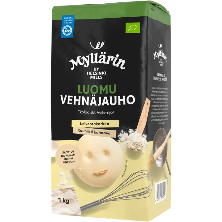 Myllärin Luomu Leivontakarkea Vehnäjauho 1 kg