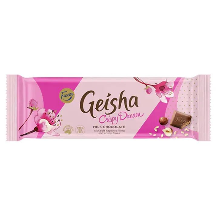 Fazer Geisha Crispy Dream piimašokolaad 100g