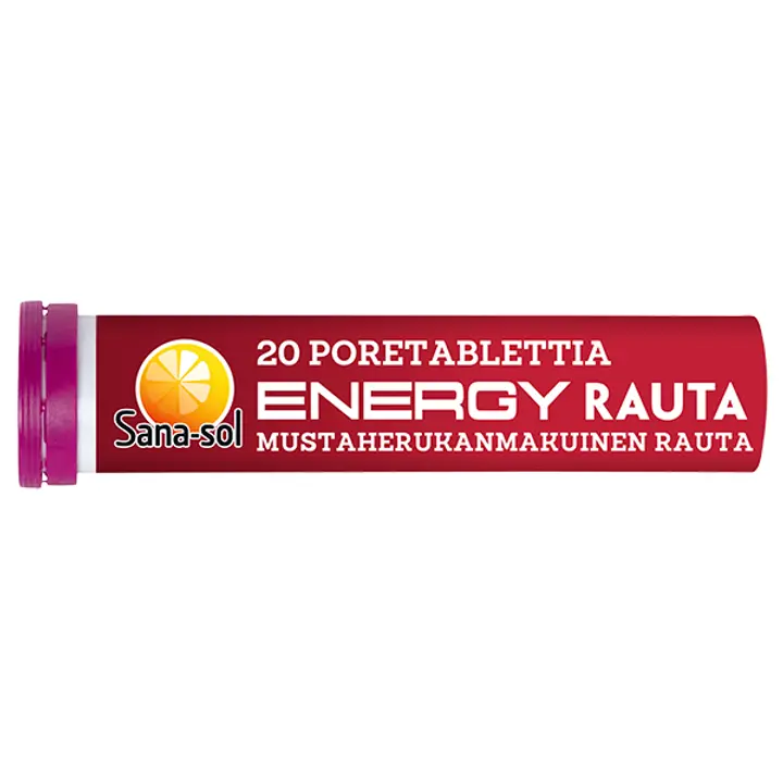 Sanasol FE-Energy raua tabletid 20tk