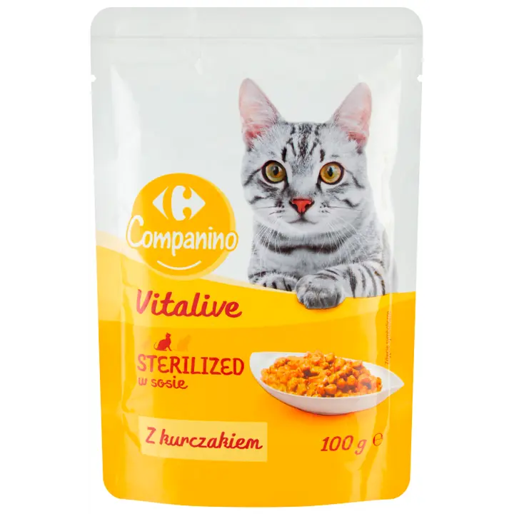 Carrefour Companino Vitalive kassitoit kana kastmes 100g