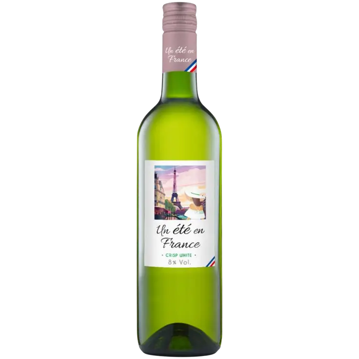 Un éte en France Crispy White valkoviini 8,0 til-% 75cl