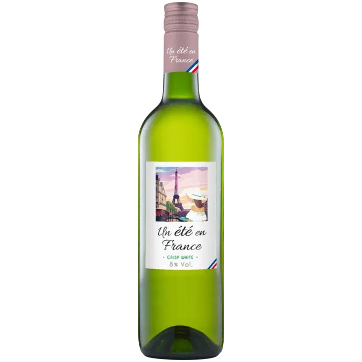 Un éte en France Crispy White valkoviini 8,0 til-% 75cl
