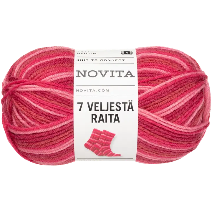 Lõng 7veljestä 10og 938 värvid