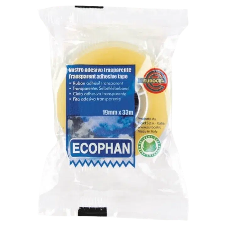 Läbipaistev teip euro ecophan19mm*33m, 8