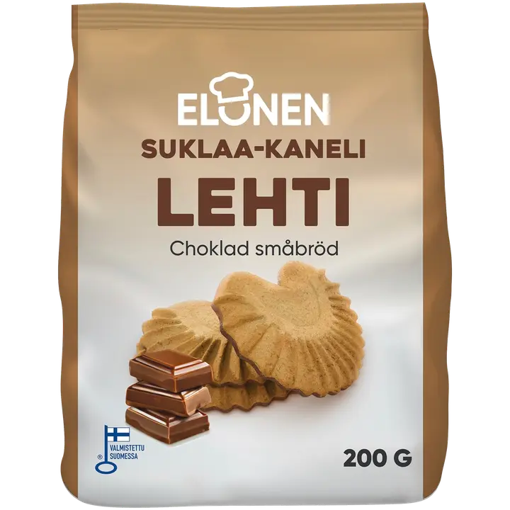 Elonen suklaa-kanelilehtipikkuleipä 200g