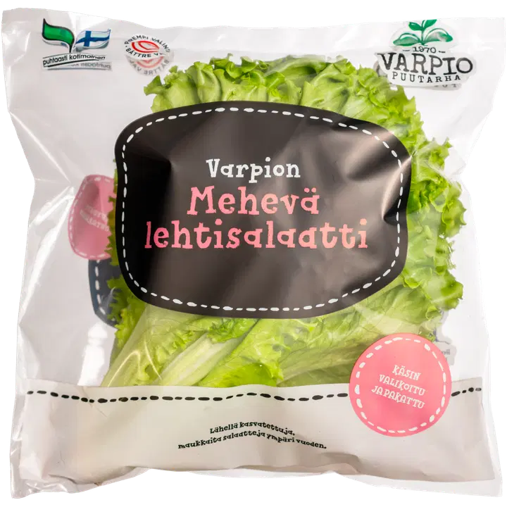 Varpio Puutarha mehevä lehtisalaatti 130 g