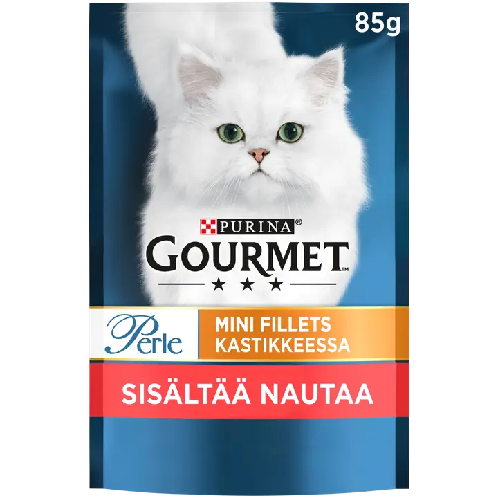 Gourmet täissööt kassidele veiselihaga 85 g