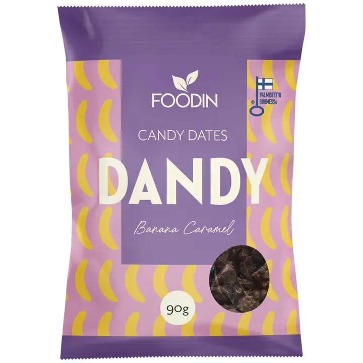 Foodin Dandy Candy Dates, Banana Caramel, 90g