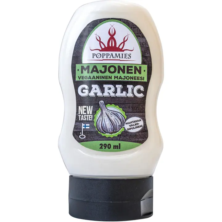 Poppamies Majonen Garlic vegaaninen majoneesi 290ml