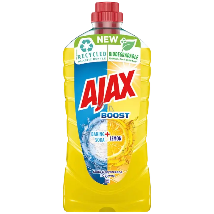 Üldpuhastusvahend Ajax Boost sooda ja sidrun 1l