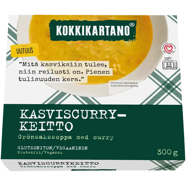 Kokkikartano Kasviscurrykeitto 300g