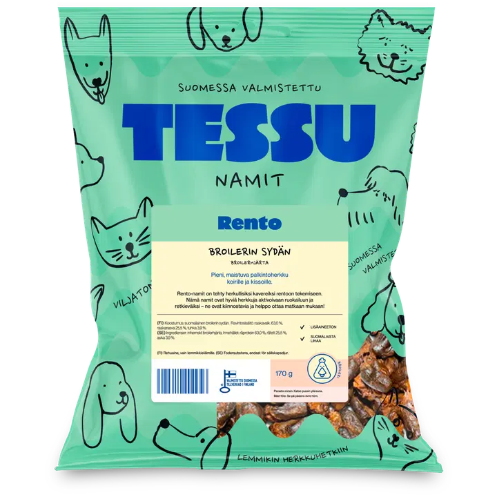 Tessu Rento Broilerin sydän 170g