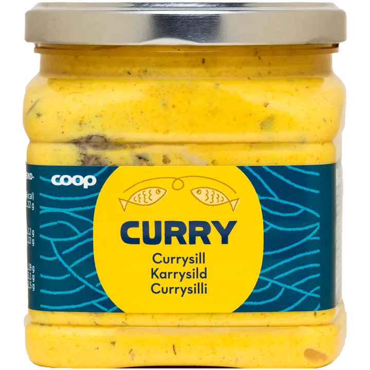 Coop currysilli 470 g