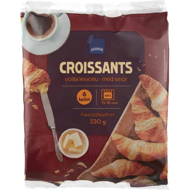 Rainbow Croissants 330g raakapakaste