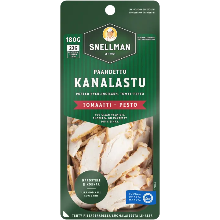 Snellman Paahdettu kana tomaatti-pesto 180g