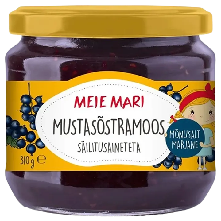 Meie Mari mustasõstramoos 310g