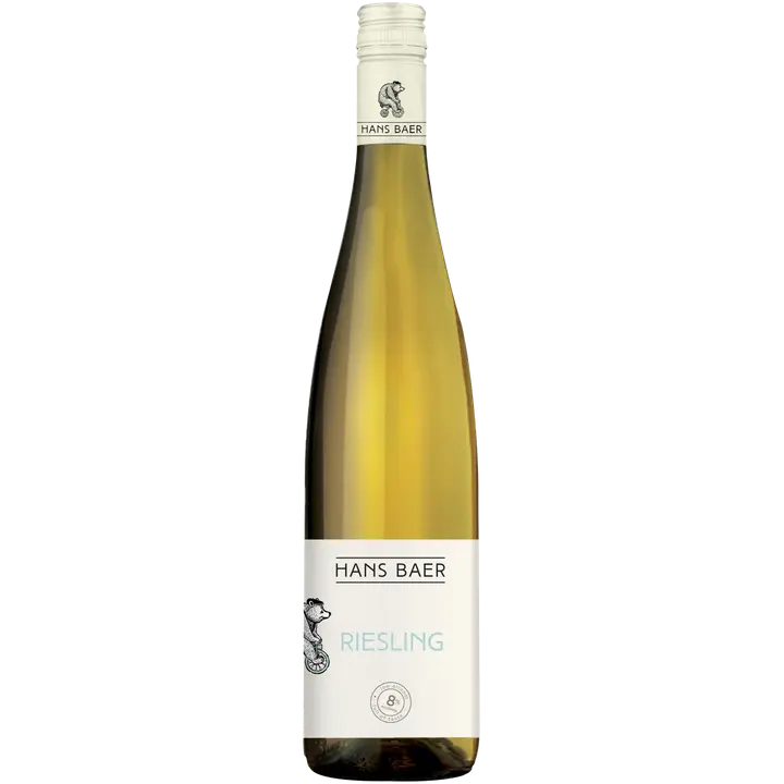 Hans Baer Riesling 8,0 til-% valkoviini 0,75l pullo