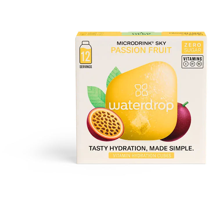 Waterdrop Microdrink Passionhedelmän makuinen porekuutio 12x2g