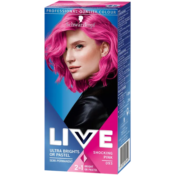 Live juuksevärv Shocking roosa 093