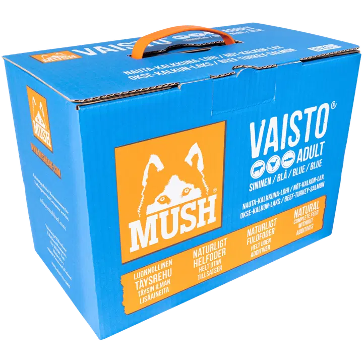 MUSH VAISTO SININEN täysravinto koirille 10 kg