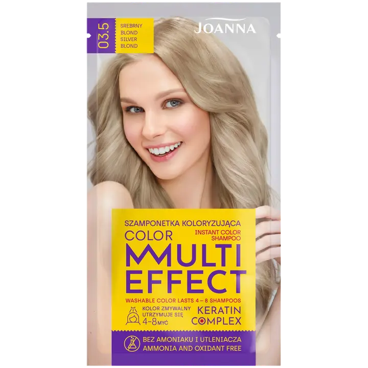 Tooniv šampoon Joanna Multi Effect silver blond 03.5