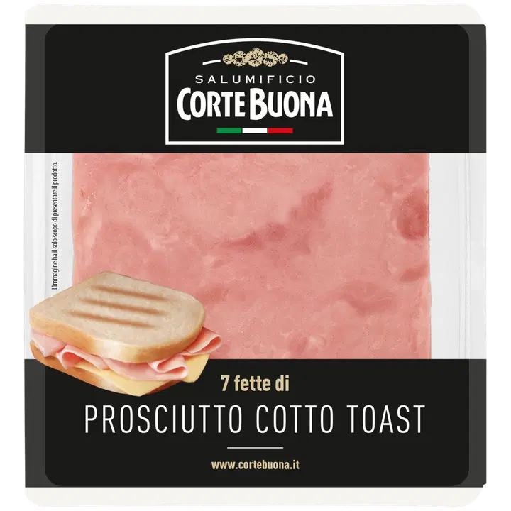 Cortebuona Prosciutto cotto toast 100g