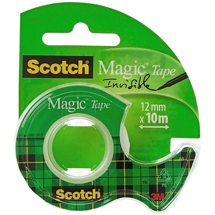 Scotch magic -teippi 1 rla 12 mm x 10 m + 1 minikatkaisija