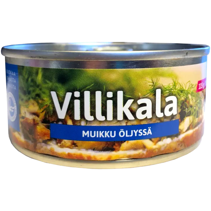 Pielisen kalajaloste Oy Villikala öljyssä 150 g/115 g
