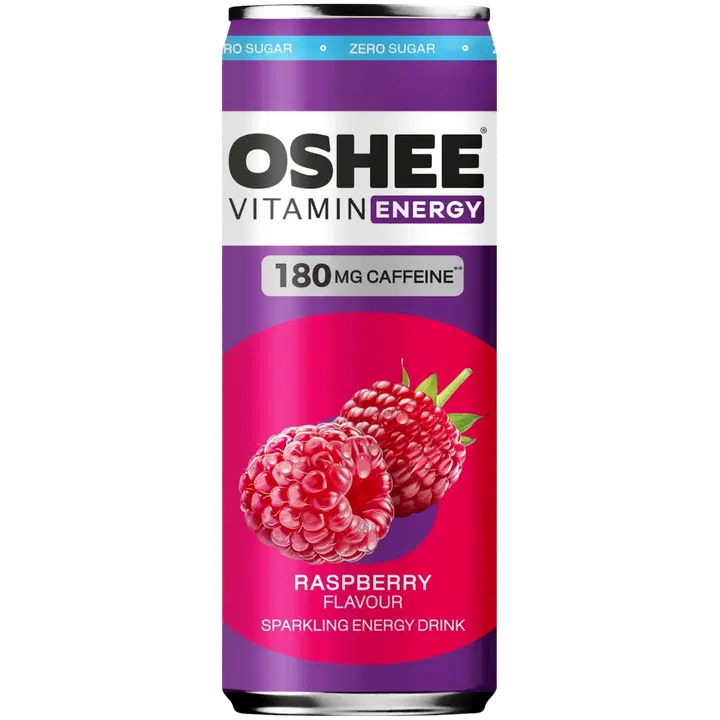 OSHEE Energy drink Raspberry Zero 330ml