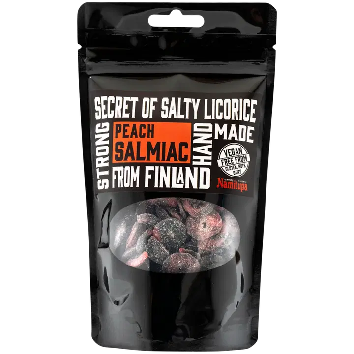 Namitupa Secret of Salty Licorice Peach Salmiac - Persikkasalmiakki 100g