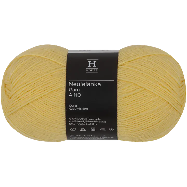 House lanka Aino villasekoite 100 g vaalean keltainen