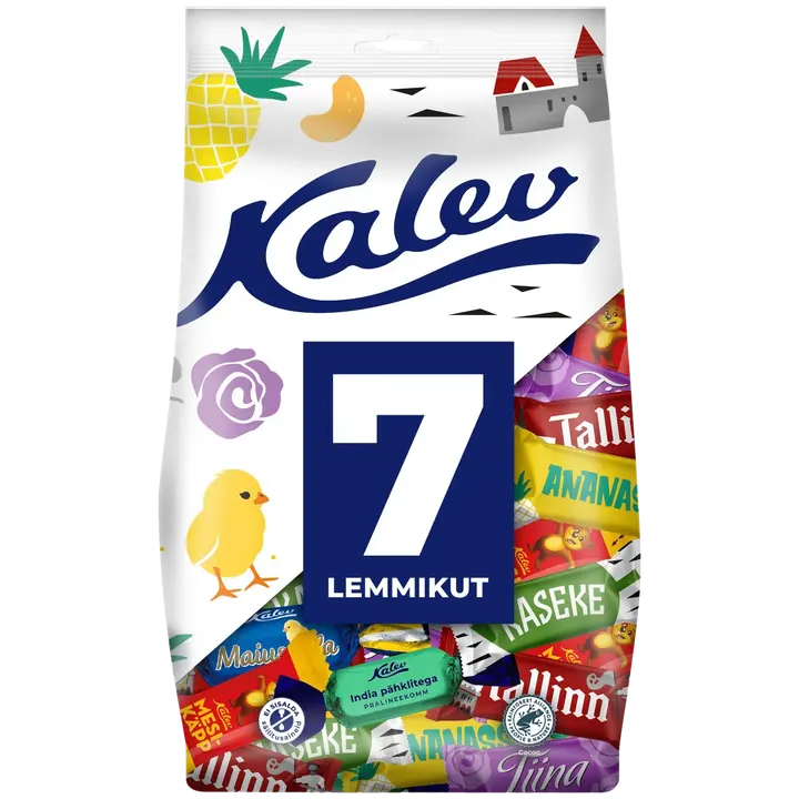 Kalev 7 lemmikut kommisegu 500g
