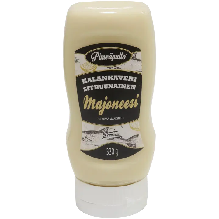 Pimeäpullo Sitruunainen majoneesi 330g
