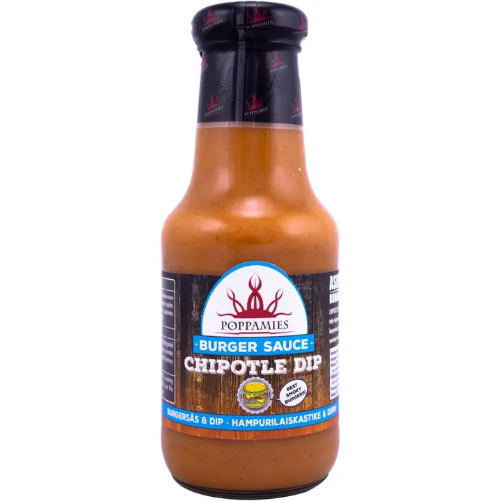 Poppamies Chipotle dip burger sauce 320g