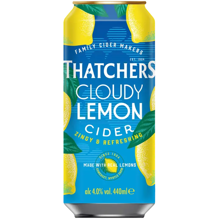 Thatchers Cloudy Lemon Cider 4% 0,44l tölkki